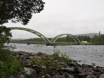 Bro över Pite-älv.