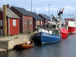 Fiskehamn på Öland västra sida